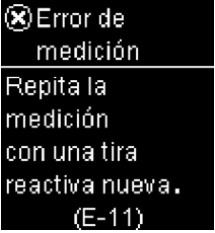Accu-Chek Guide for Error code E-11