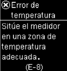 Menjase de error E-8 Accu-Chek Guide 