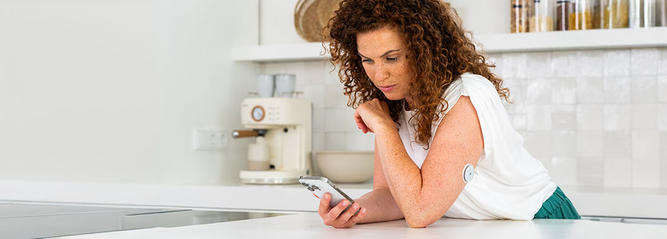 Funcionamiento de la función de patrones de glucosa en la app Accu-Chek SmartGuide Predict
